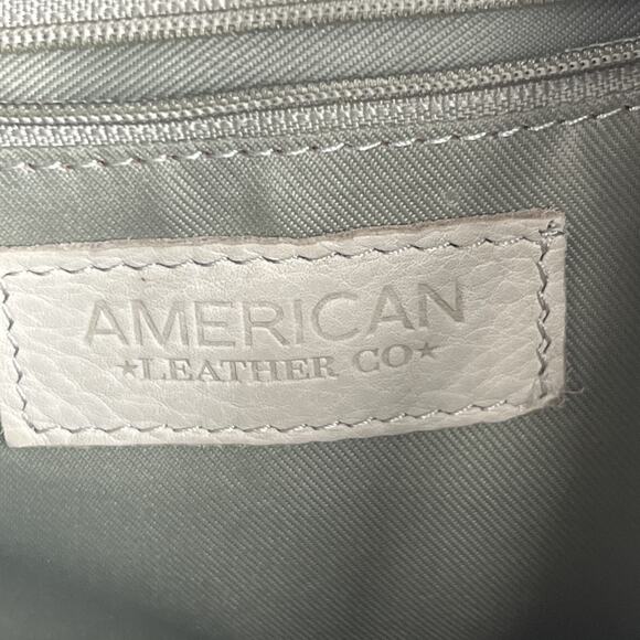 AMERICAN LEATHER Co Bone Smooth Leather Crossbody Handbag ALC2323S Hobo - Picture 8 of 15